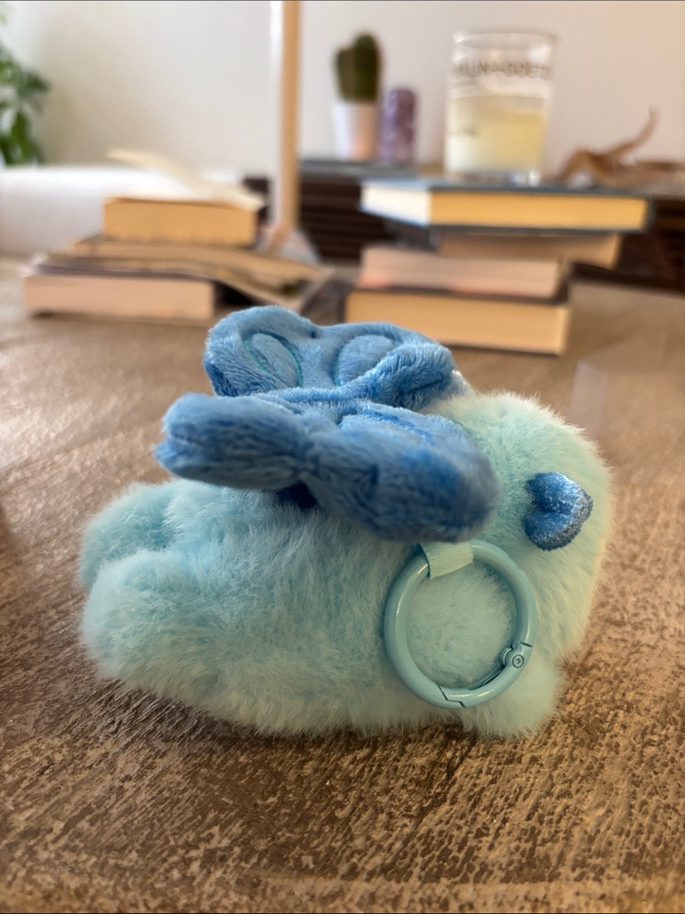 Blue Plush Pucky Flying Babies Keychain Clip-On Soft Toy Butterfly 🫶🏼 - Picture 3 of 7